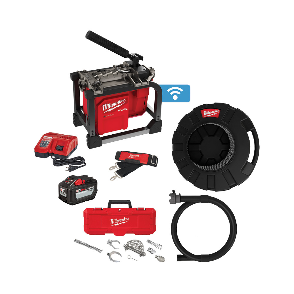 Milwaukee M18 FUEL Sectional Machine 7/8 Inch Cable Kit from GME Supply
